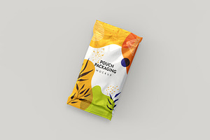 Pouch Packaging Mockup - 8 Views