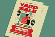 Retro Yard Sale Event Flyer, a Flyer Template by Guuver (Thumbnail 3 of 3)