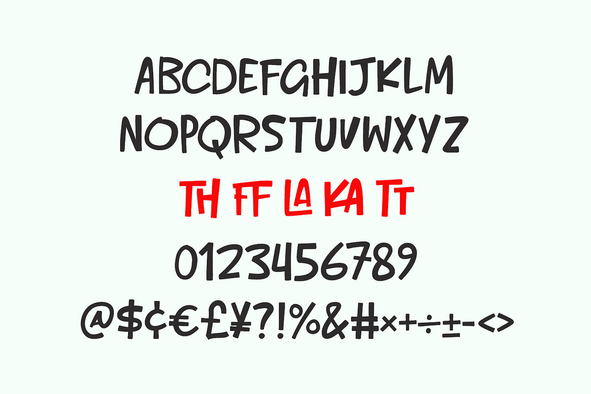 Thanmo Chinsu Cute Handwritten Displ, a Sans Serif Font by Maulana Creative (Photo 4 of 7)