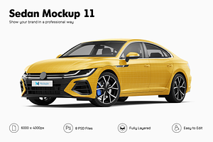 Sedan Mockup 11