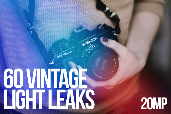 60 Vintage Light Leaks preview 6