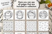 HALLOWEEN CUPCAKES: coloring pages, a Seasonal Illustration by Eereen Studio (Thumbnail 3 of 6)