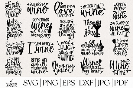 Wine SVG Bundle - Funny SVG Bundle