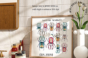 4 frame mockups Romantic interior, a Product Mockup by N digital designs (Thumbnail 4 of 5)