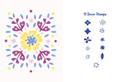 Crayon Florals 113 Procreate Brushes, a Brush Add-On by Pencil Twist (Thumbnail 5 of 10)