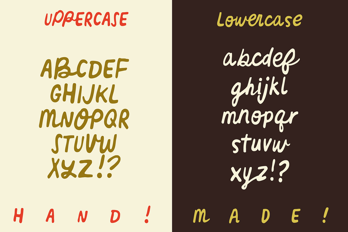 Organic Hand - Semi-script Font, a Font by Studio Funshop by Kelli (Photo 6 of 10)