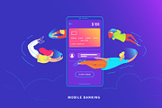 Online Banking & Payments, a Finance Illustration by Julia Tim (Thumbnail 4 of 5)