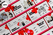 Grey Red Sales Strategy Plan PPT, a Presentation Template by graphicook (Thumbnail 1 of 5)