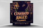 Cowboys and Angels Flyer Template, a Flyer Template by FlyerHeroes (Thumbnail 1 of 4)