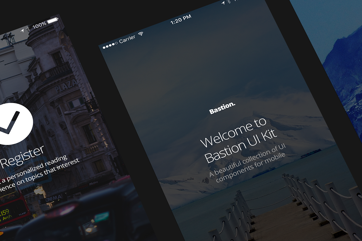 Bastion Mobile UI Kit_01Walkthroughs, an UI Kit Template by CreativesCastle (Photo 4 of 5)