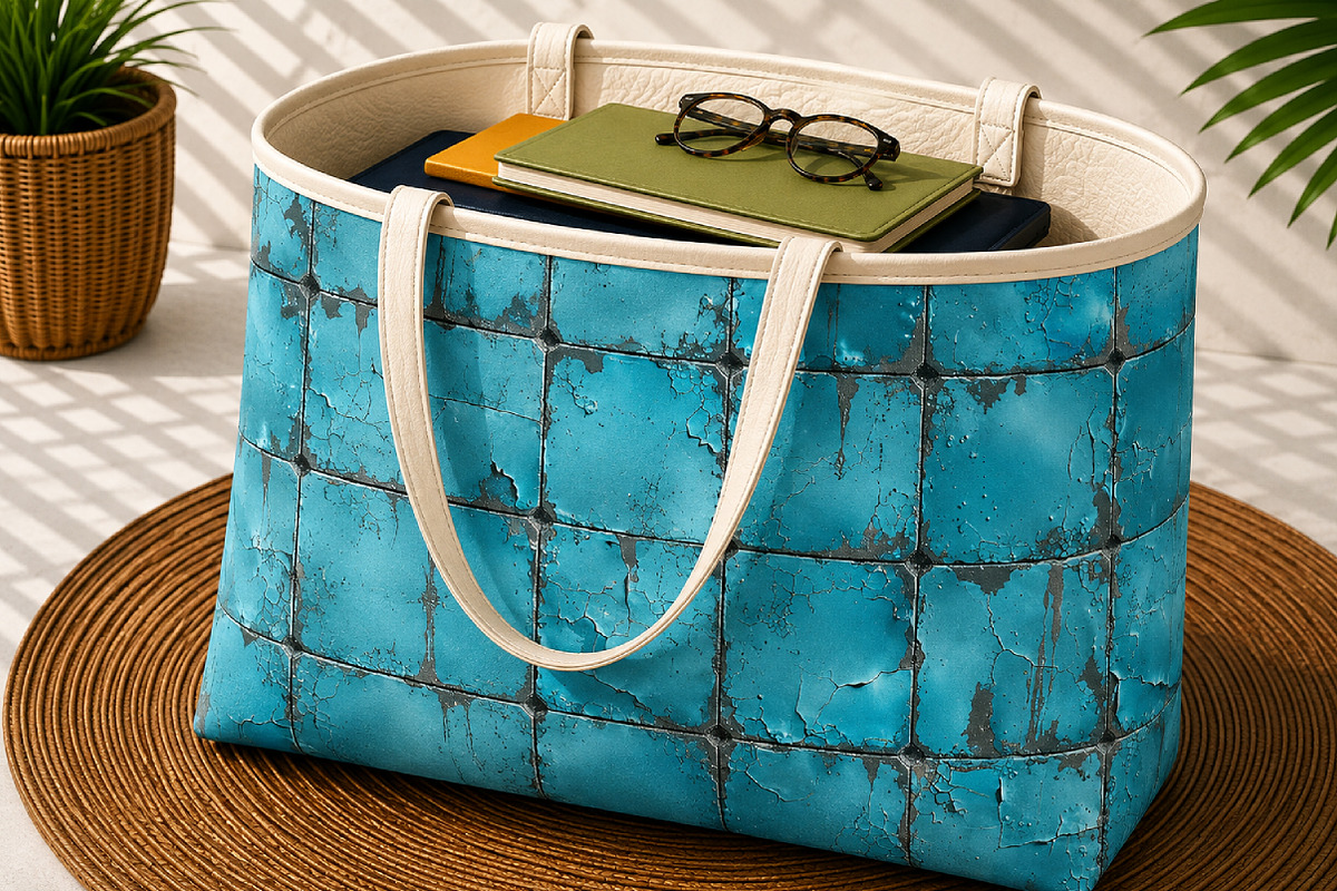 Teal Grunge Seamless Patterns, a Pattern Graphic by Canvas Craft (Photo 5 of 9)