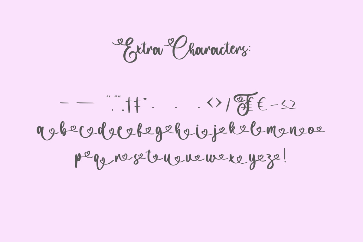 Our Friendship Font, a Script Font by Lollipop Hand Drawn (Photo 5 of 6)