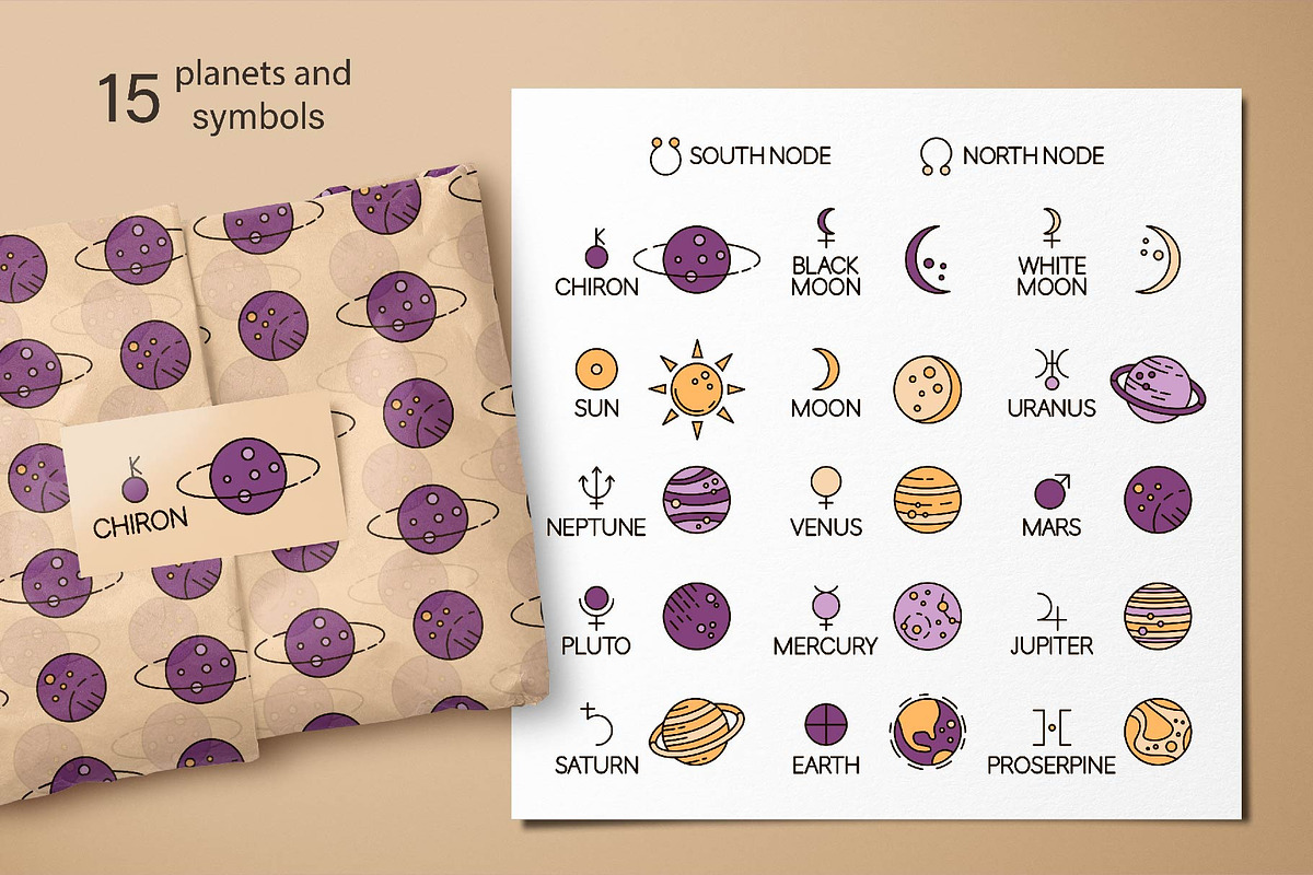 Astrology collection. Zodiac sign, an Illustration by illustrator_natalie (Photo 7 of 12)