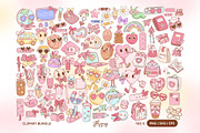 Valentine at School Clipart Bundle, an Education Illustration by Huxmay (Thumbnail 2 of 7)