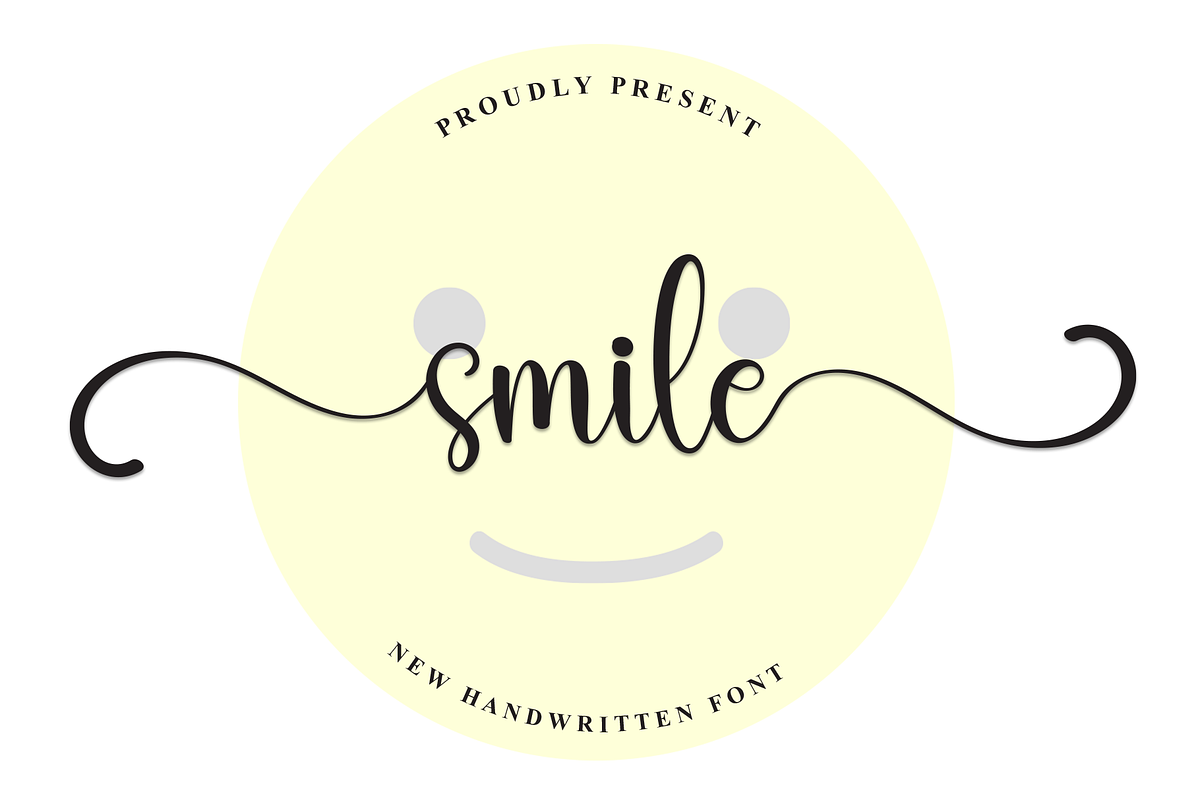 Smile | Script Font, a Handwritten Font by Scratchones (Photo 1 of 9)
