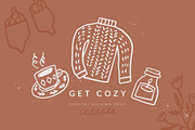Autumn vibes | Hand drawn clipart, a Seasonal Illustration by Favete Art (Thumbnail 9 of 10)