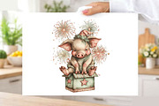 Whimsical Pig 4th of July Clipart, an Animal Illustration by SVGArt (Thumbnail 8 of 9)