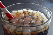 Glass with refreshing drink with ice elevated view, a Food & Drink Photo by Davizro's Market (Thumbnail 1 of 2)