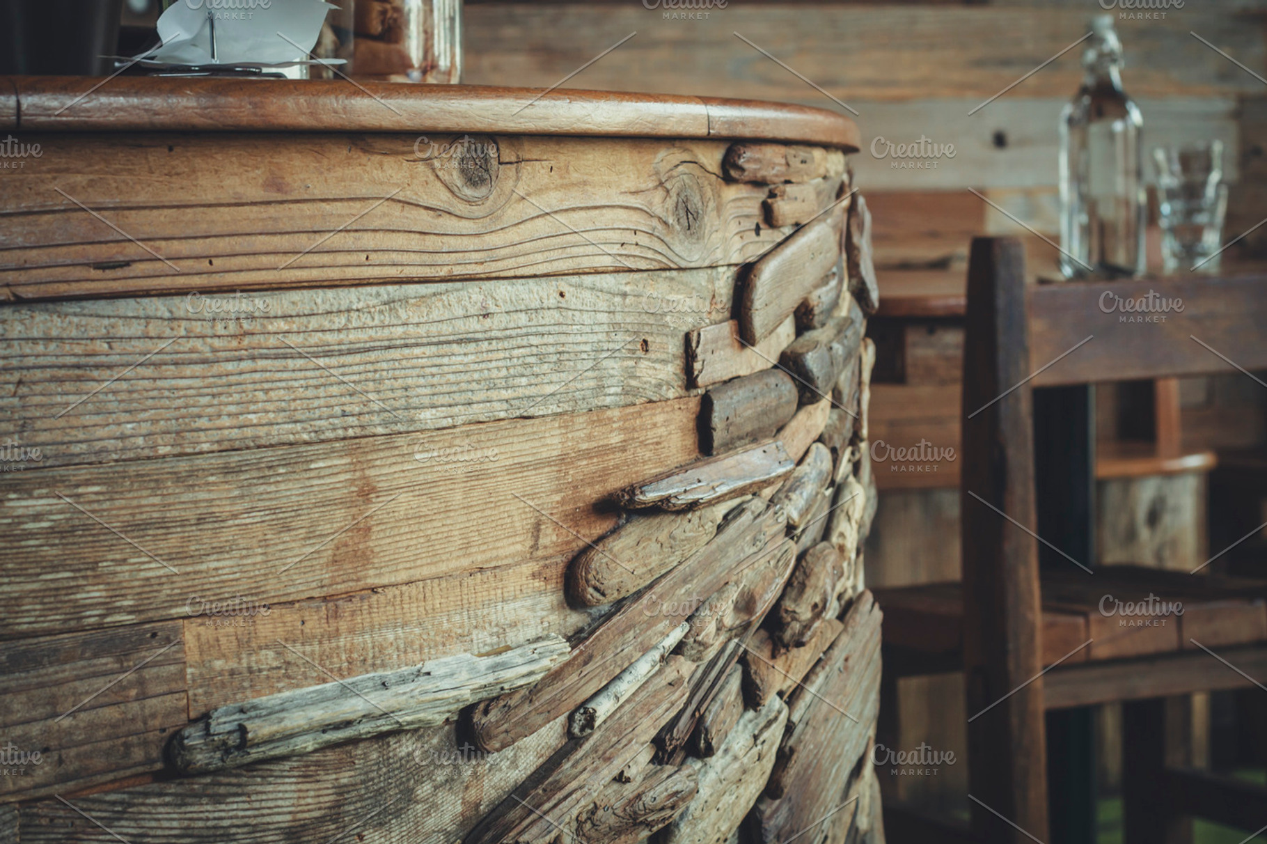 Wood Counter
