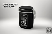 Oval Tin Jar with Clip Cover Mockup, a Product Mockup by INCDesign (Thumbnail 3 of 6)
