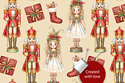 Seamless Christmas Nutcracker, a Graphic by ClipArtRoom (Thumbnail 3 of 8)