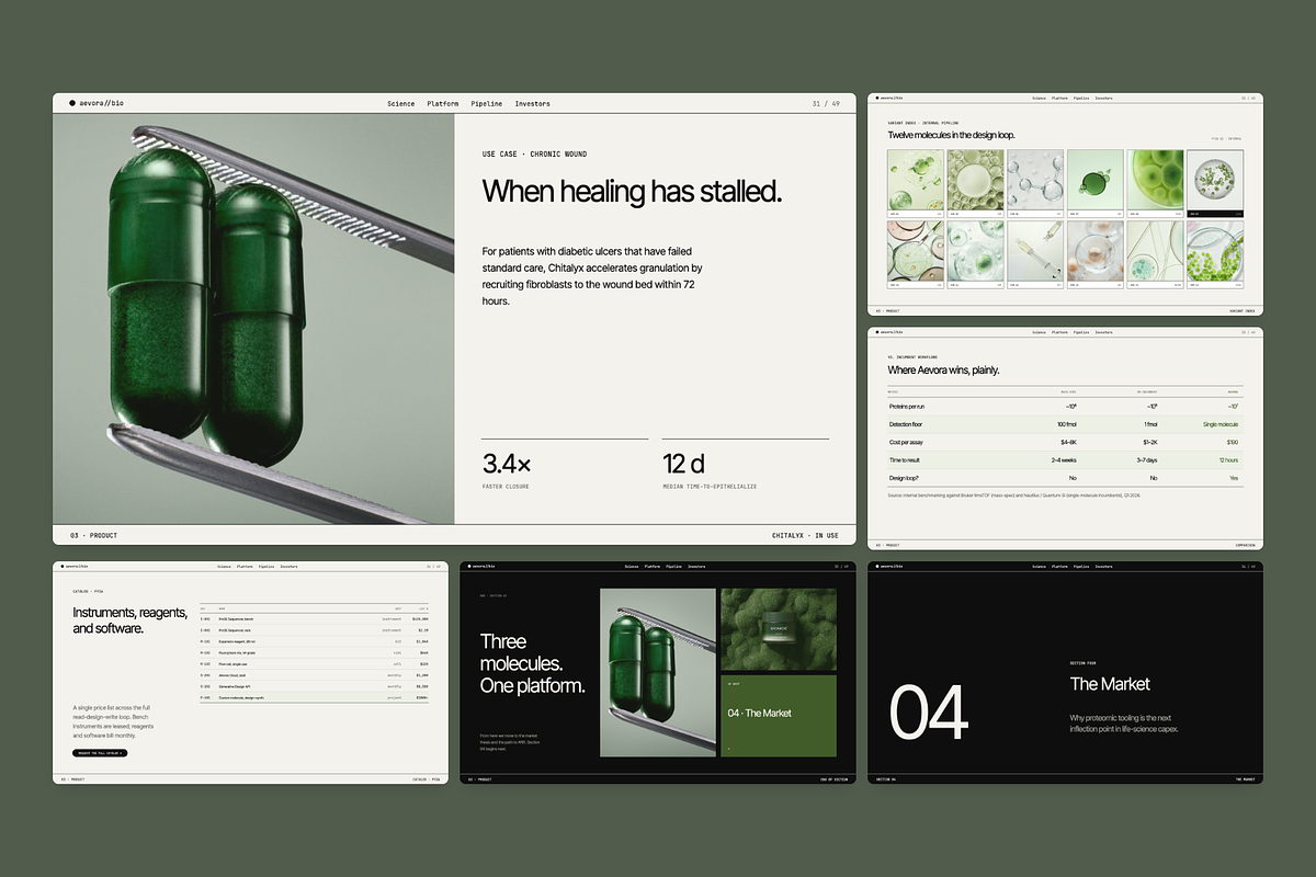 Biotech Investor Pitch Deck Template, a Presentation Template by Oday Noon (Photo 6 of 9)