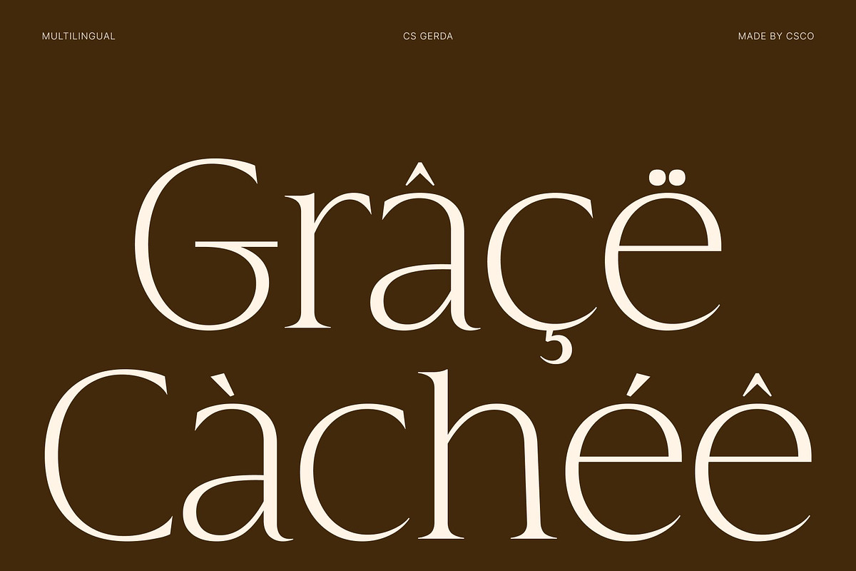 CS Gerda – Elegant Serif Font, a Serif Font by Craft Supply Co. (Photo 7 of 8)