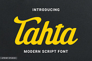 Tahta | Modern Sricp Font, a Script Font by JprintStudio (Thumbnail 1 of 7)
