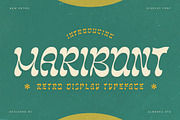 Maribont – Retro Display Typeface, a Blackletter Font by Almeera Std (Thumbnail 1 of 10)