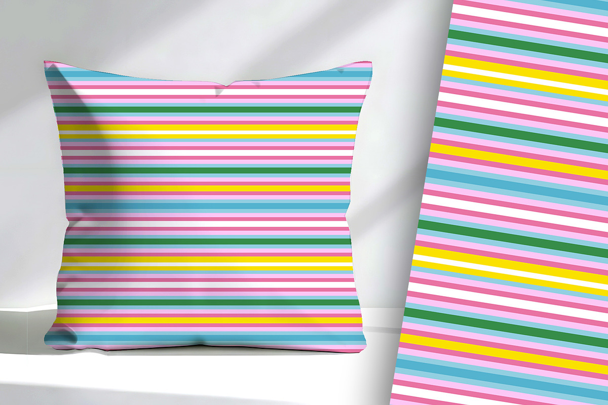 Summer Sun Stripe Seamless Repeat, a Pattern Graphic by Sharon Schwalbe (Photo 3 of 6)