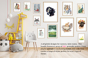 180 Kids Nursery Wall Art Posters, a Poster Template by Design By Hira (Thumbnail 2 of 19)