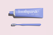 Toothpaste Tube Mockup, a Packaging Mockup by graphicsauce (Thumbnail 2 of 4)