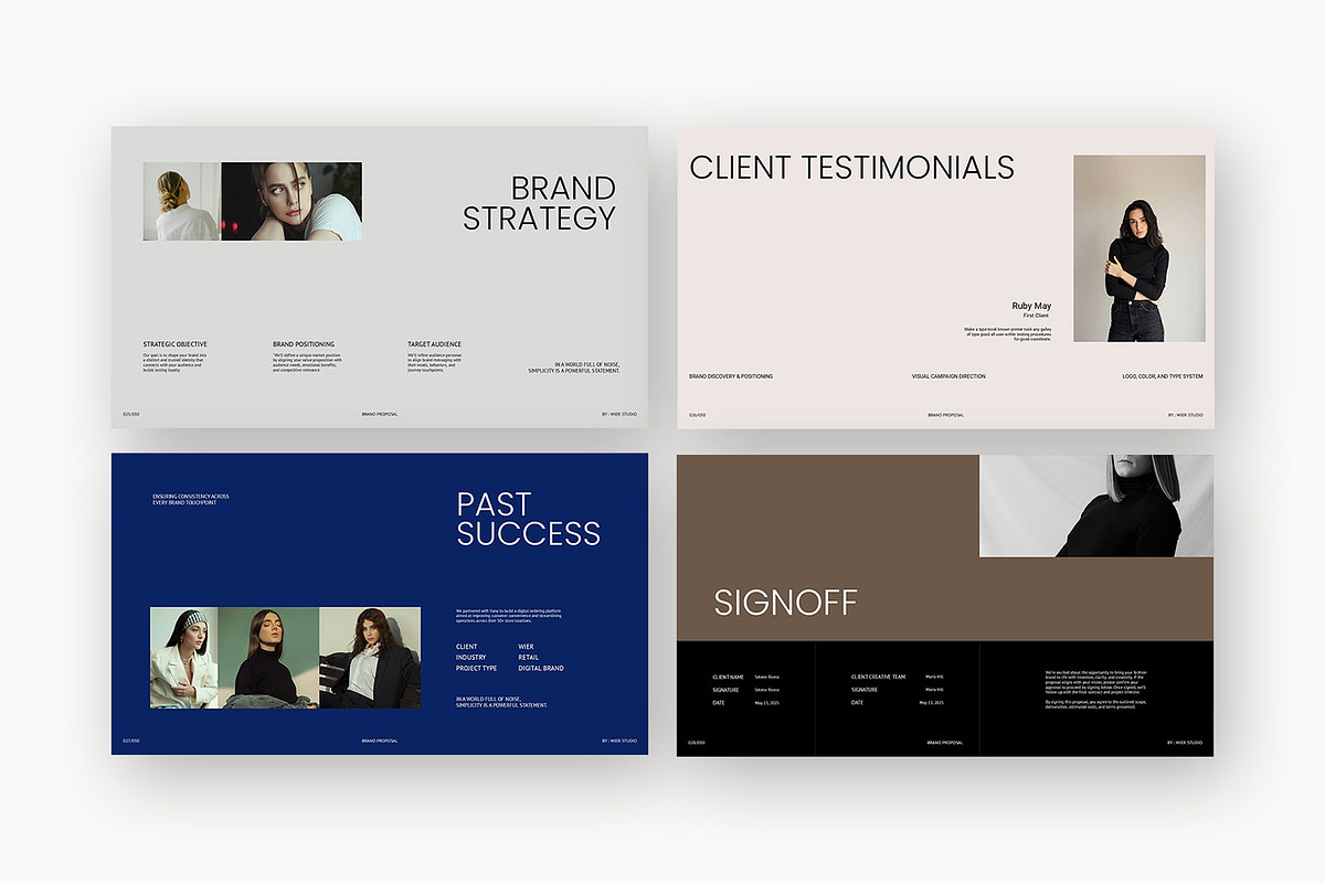 Wier : Minimal Design Google Slides, a Presentation Template by Punkl Camp (Photo 10 of 16)