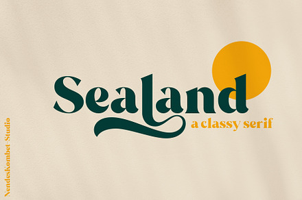 Sealand - a classy serif