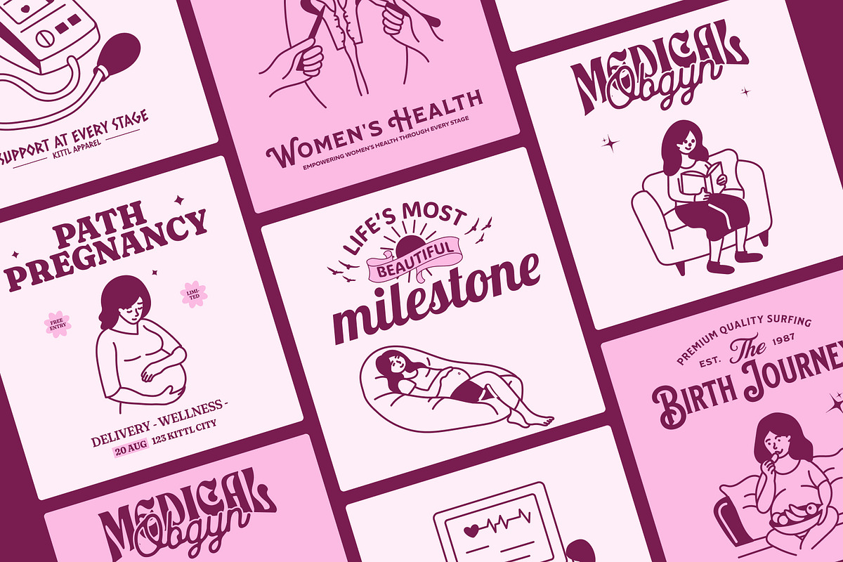 Medical Obgyn Doodles, an Outline Icon by Vectors Market (Photo 3 of 9)