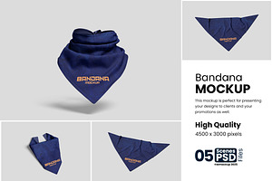Bandana Mockup, a Product Mockup by bimockup