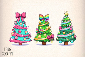North Pole Christmas Tree Farm PNG, an Illustration by Daily.Designs