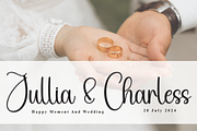 Elegant Embroidery | Script Font, a Handwritten Font by Scratchones (Thumbnail 2 of 9)