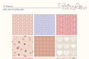 Valentine's Day - background, a Background Graphic by Collection by VY (Thumbnail 8 of 9)