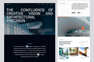 ArchStd - Architecture landing page, a Landing Page Template by keffidesign