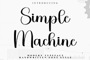 Simple Machine, a Handwritten Font by FreshTypeINK (Thumbnail 1 of 8)