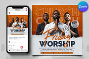 Good Friday Church Service Flyer, a Flyer Template by Psd Templates (Thumbnail 1 of 2)