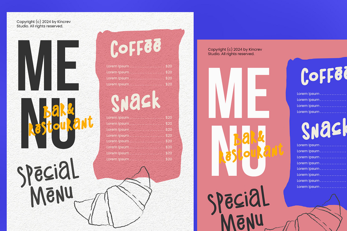 The Mako - Monoline Display Font, a Handwritten Font by Kincrev Studio (Photo 6 of 6)