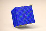 Square Kraft Paper Box Packaging, a Packaging Mockup by Ram Studio LLC (Thumbnail 7 of 16)
