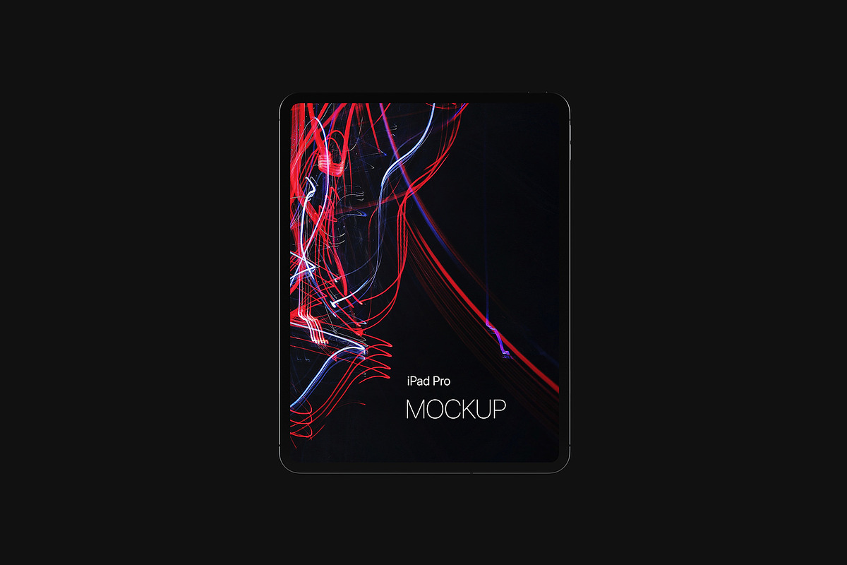Black iPad Mockup, an iPad Mockup by Seven Lights (Photo 3 of 4)