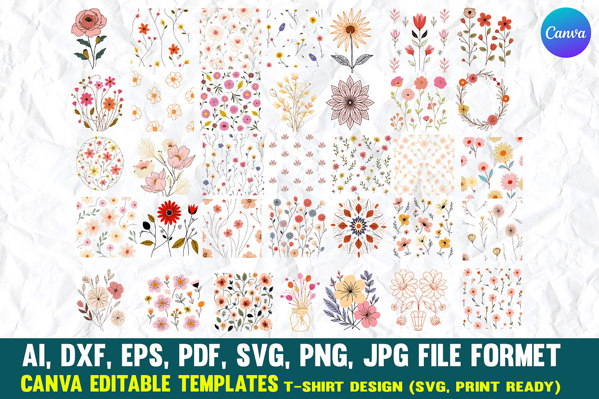 TikTok Viral Embroidery Design SVG, a Pattern Graphic by VectorArtPrintableDesign (Photo 1 of 3)