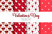 Hearts Valentine's Day print set, a Pattern Graphic by Tati_Kli (Thumbnail 7 of 9)