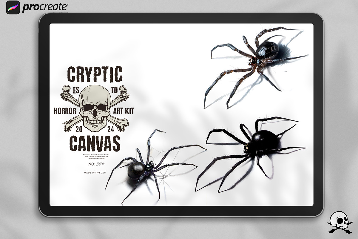 Procreate / Cryptic Canvas, a Brush Add-On by Studio.Valhalla (Photo 7 of 9)