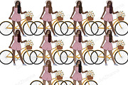 Girl In Hat Clipart | Summer Woman, a Person Illustration by GlamArtZhanna (Thumbnail 3 of 5)