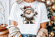 Christmas jolly Santa Claus lights, an Illustration by Sublimation Artist (Thumbnail 7 of 9)